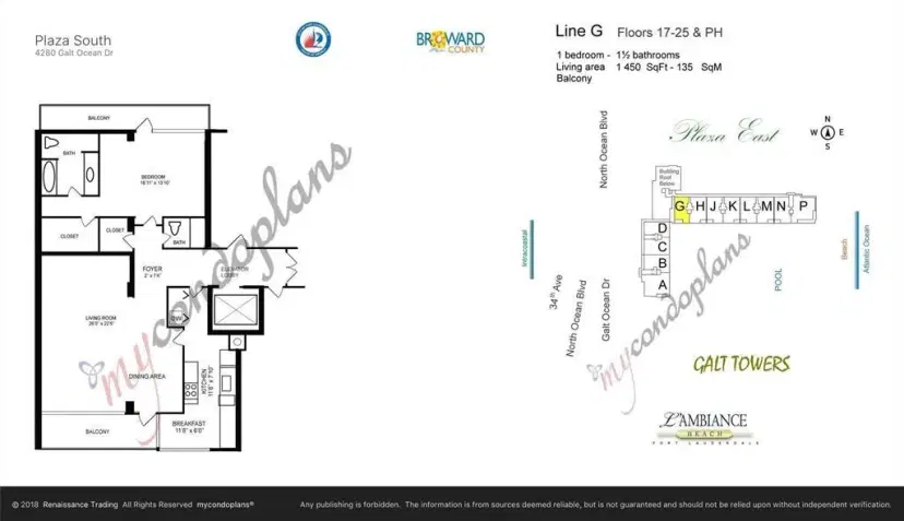 Picture of 4280 Galt Ocean Dr 17G, Fort Lauderdale FL 33308