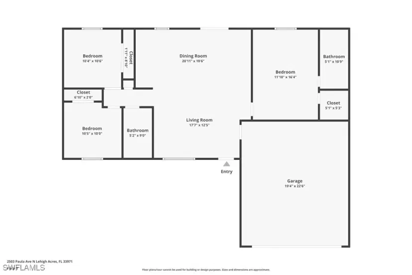 Picture of 2503 Paula Ave N, Lehigh Acres FL 33971