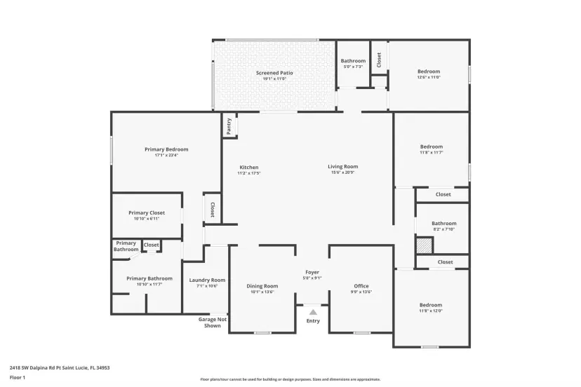 Picture of 2418 SW Dalpina Road, Port St Lucie FL 34953
