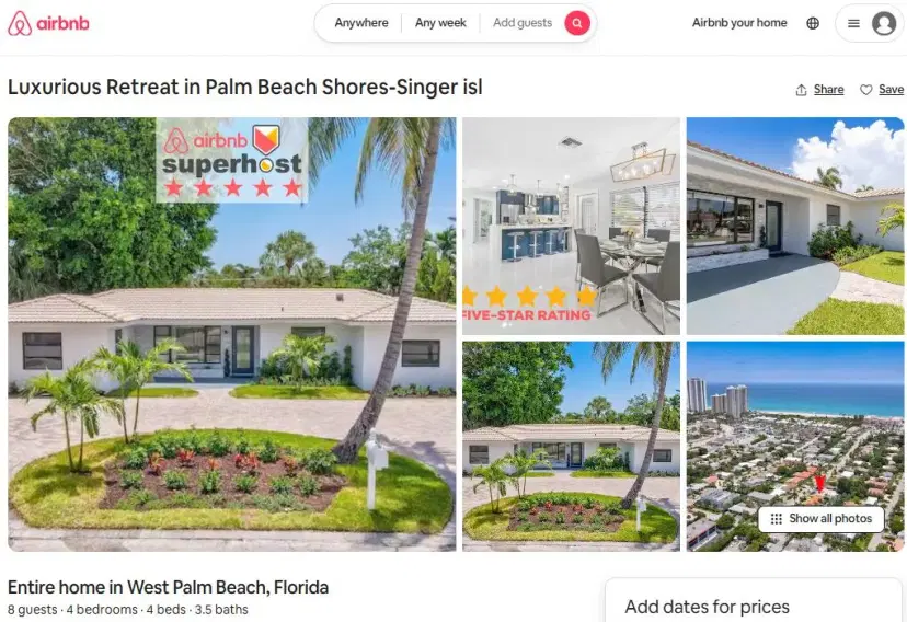 Picture of 324 Bamboo Road, Palm Beach Shores FL 33404