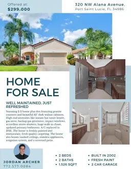 Picture of 320 NW Alana Avenue, Port St Lucie, FL 34986