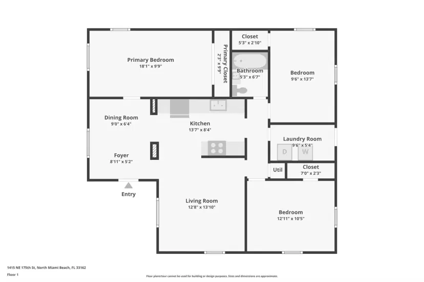 Picture of 1415 NE 175Th St, North Miami Beach FL 33162