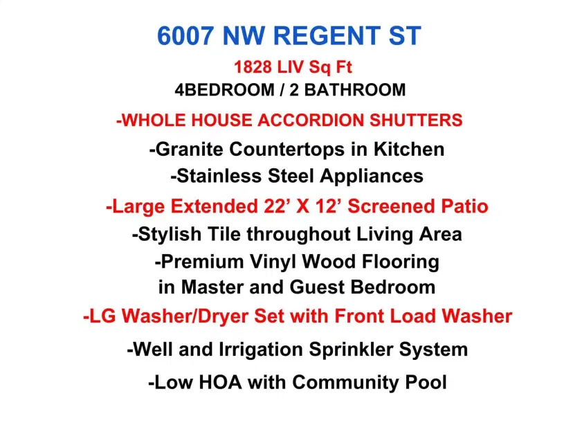 Picture of 6007 NW Regent Street, Port St Lucie FL 34983
