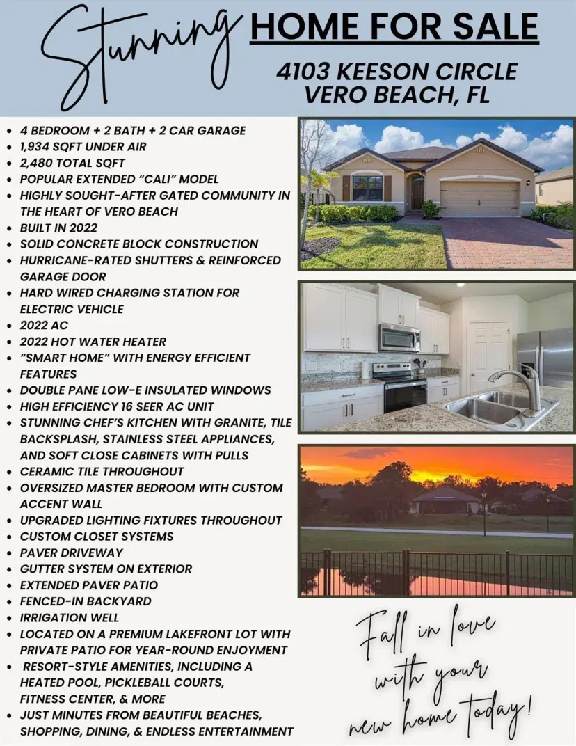 Picture of 4103 Keeson Circle, Vero Beach FL 32967