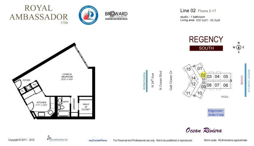 Picture of 3700 Galt Ocean Drive 1502, Fort Lauderdale FL 33308