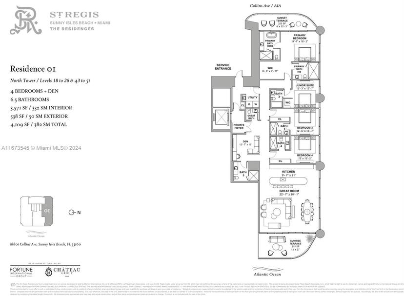 Picture of 18801 Collins Ave # 2001, Sunny Isles Beach FL 33160