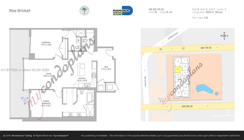 Picture of 88 SW 7Th St # 1710, Miami FL 33130