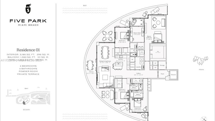 Picture of 500 Alton Rd # 3201, Miami FL 33139