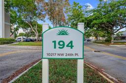 Picture of 10217 NW 24Th Pl # 107, Sunrise, FL 33322