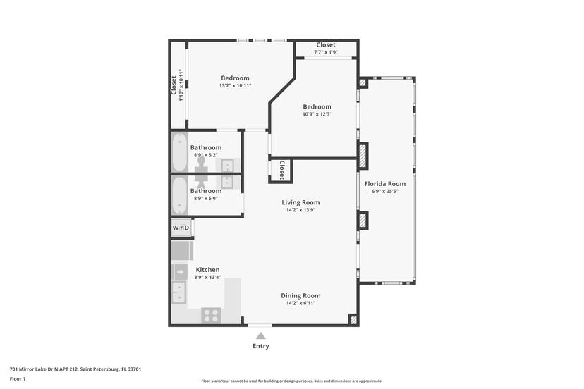 Picture of 701 Mirror Lake Drive N Unit 212, St Petersburg FL 33701