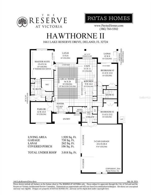 Picture of 1661 Lake Reserve Drive, Deland FL 32724
