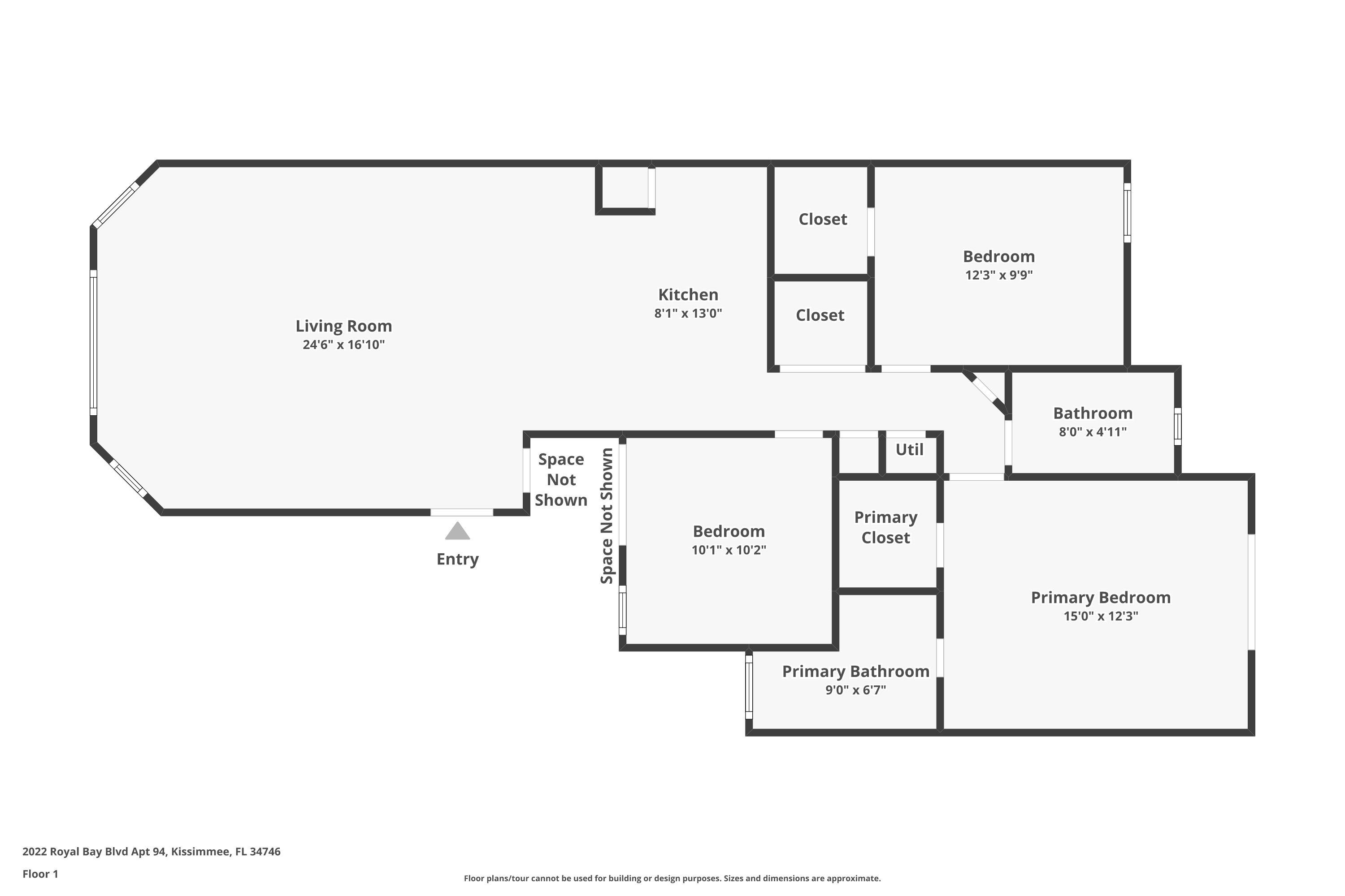 Picture of 2022 Royal Bay Boulevard Unit 94, Kissimmee, FL 34746