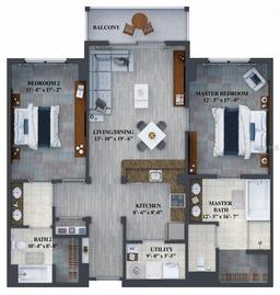 Picture of 14501 Grove Resort Avenue Unit 1505, Winter Garden, FL 34787