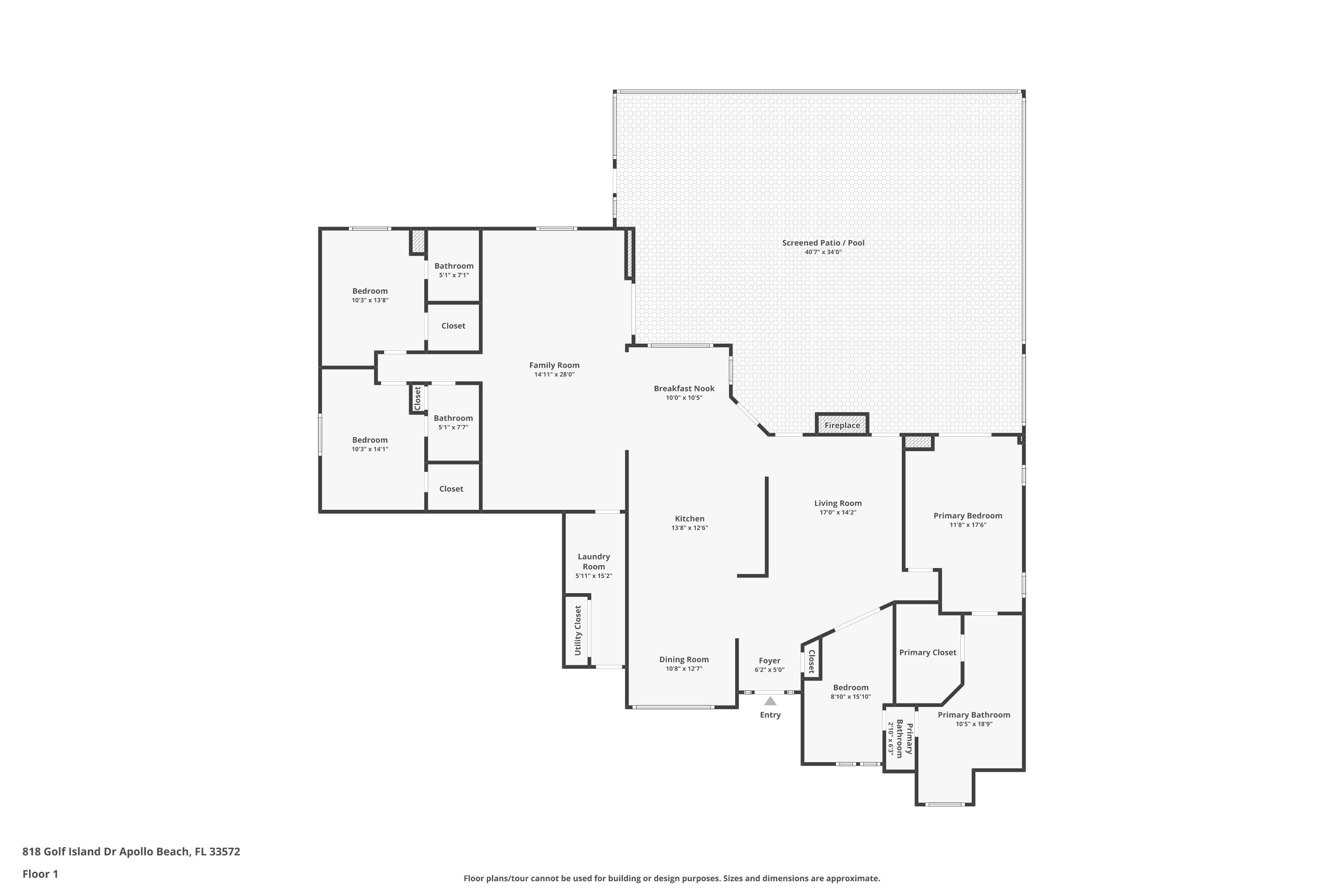 Picture of 818 Golf Island Drive, Apollo Beach, FL 33572