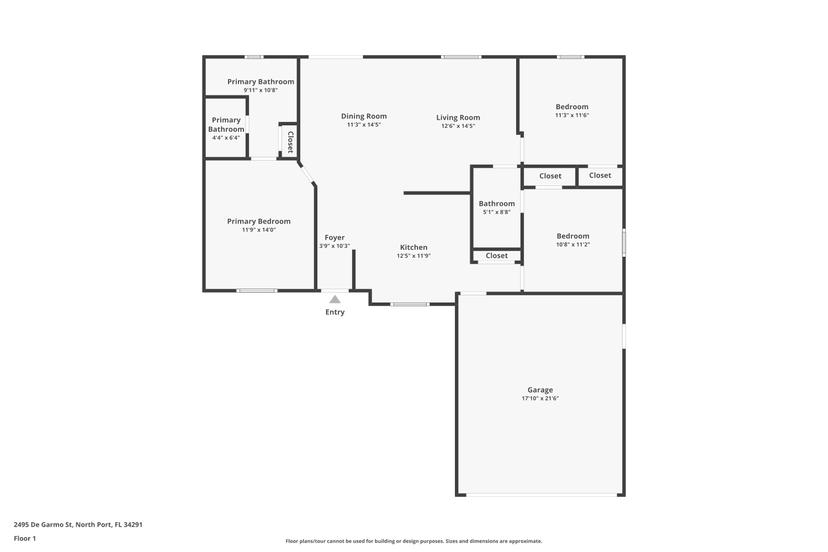 Picture of 2495 De Garmo Street, North Port FL 34291