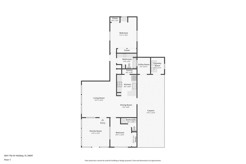 Picture of 3641 Tiki Drive, Holiday FL 34691
