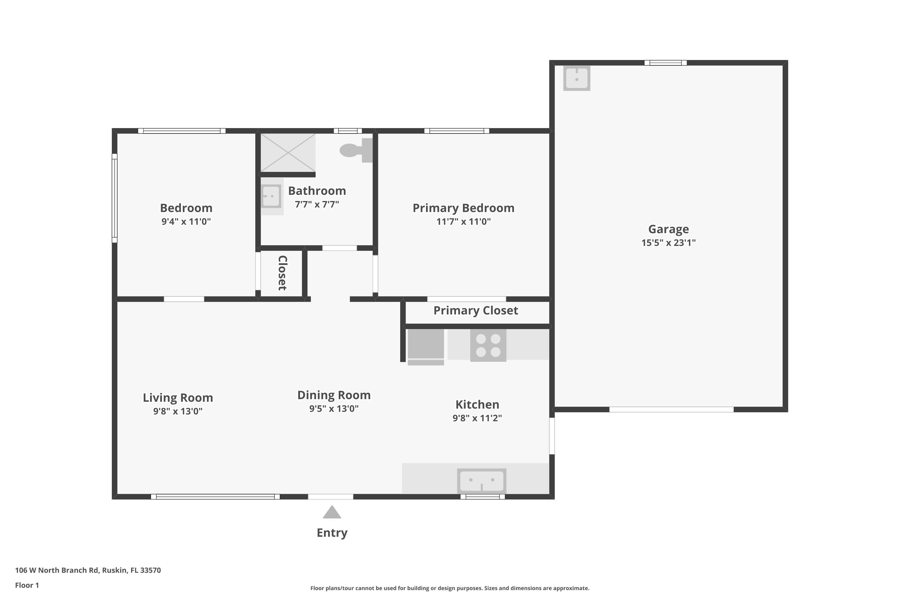 Picture of 106 W North Branch Road, Ruskin, FL 33570