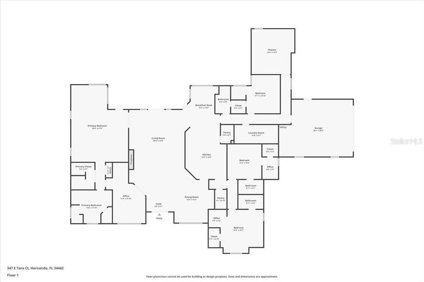 Picture of 347 E Tara Court, Hernando FL 34442