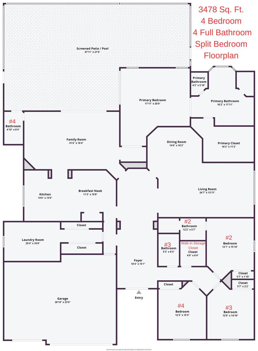 Picture of 17503 Edinburgh Drive, Tampa FL 33647