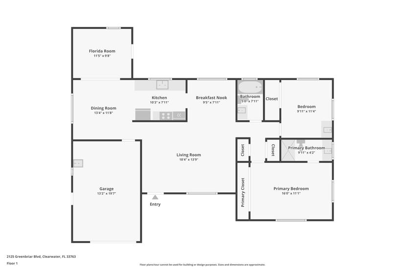 Picture of 2125 Greenbriar Boulevard, Clearwater FL 33763