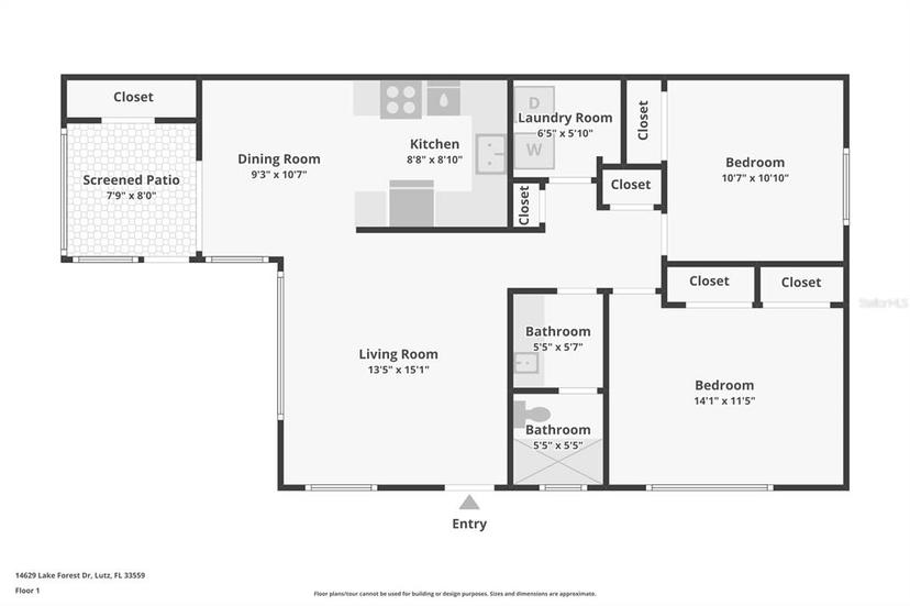 Picture of 14629 Lake Forest Drive, Lutz FL 33559