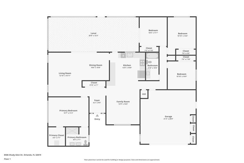 Picture of 8506 Shady Glen Drive, Orlando FL 32819