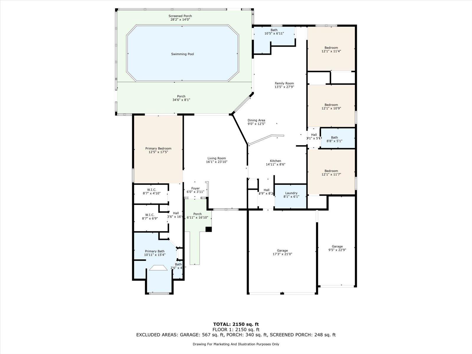 Picture of 1330 Waterwood Drive, Lutz, FL 33559