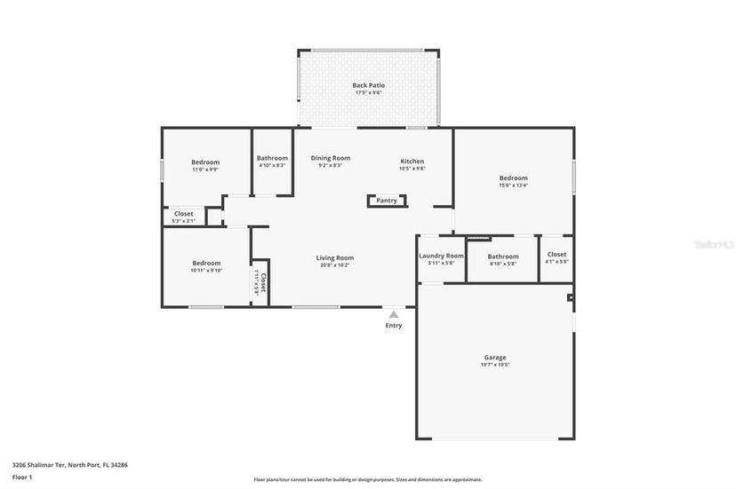 Picture of 3206 Shalimar Terrace, North Port FL 34286