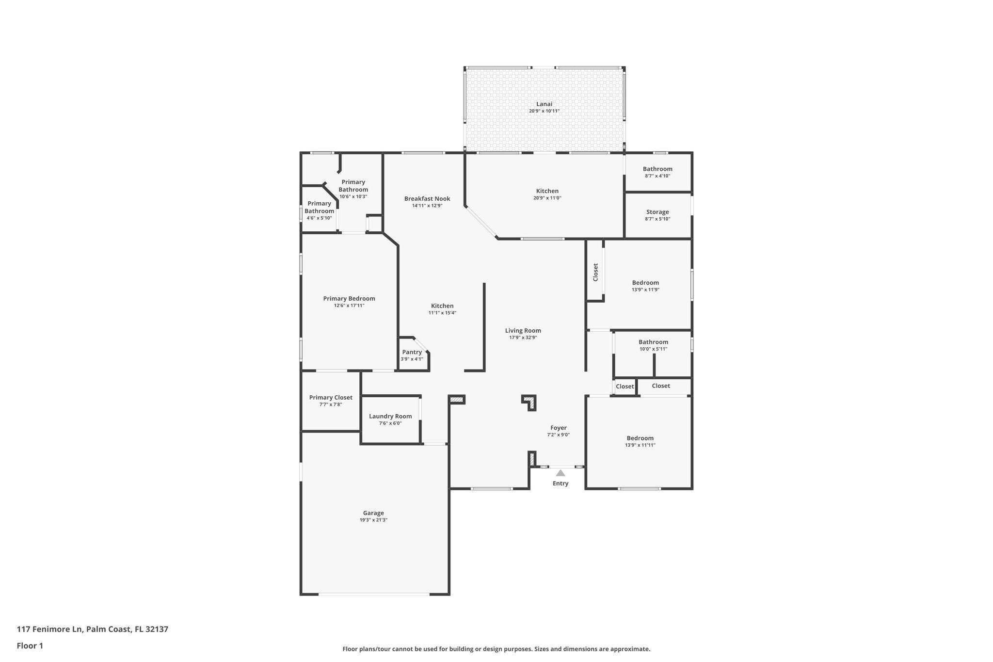 Picture of 117 Fenimore Lane, Palm Coast, FL 32137