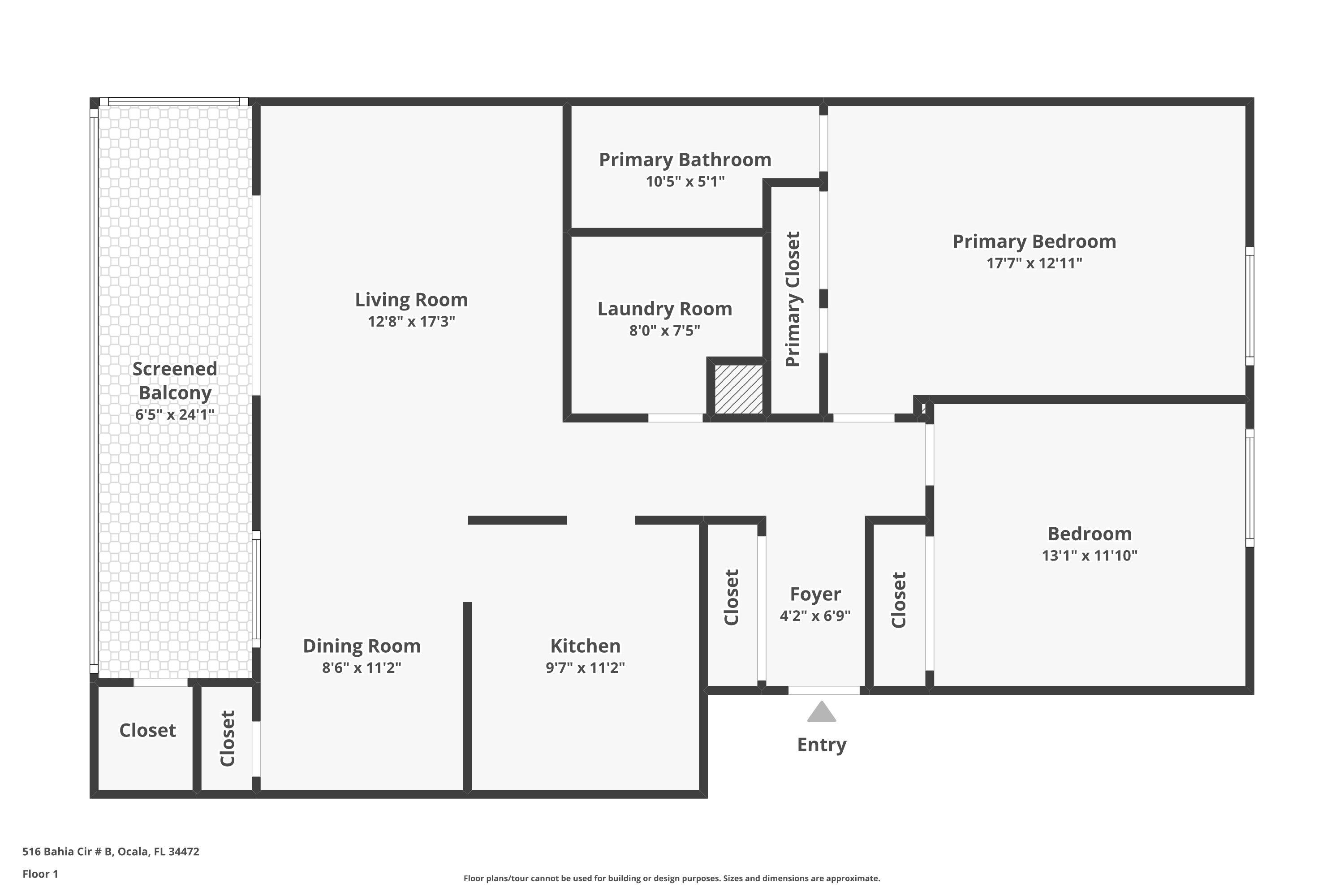 Picture of 516 Bahia Circle Unit B, Ocala, FL 34472