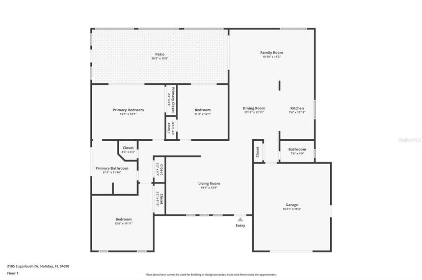 Picture of 2105 Sugarbush Drive, Holiday FL 34690