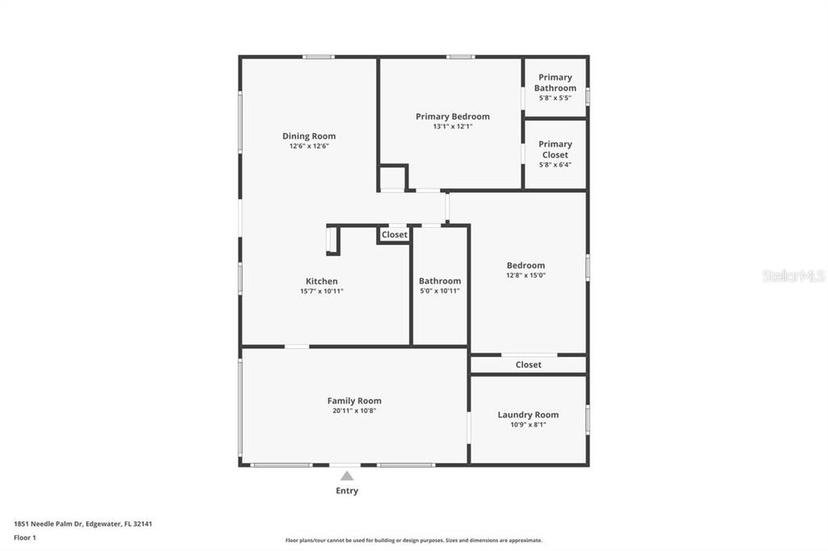 Picture of 1851 Needle Palm Drive, Edgewater FL 32141